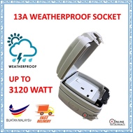 Weatherproof Switch Socket 13A IP66