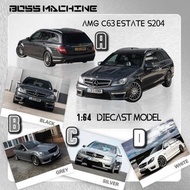 Boss Machine BM 1:64合金模型！AMG C63 Estate，C级 第3代 S204 旅行車瓦。首批4色預售中，Black黑色 / Grey灰色 / Silver銀色 / White