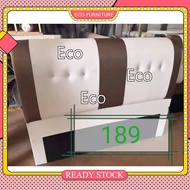 Kepala Katil King Katil PVC Putih