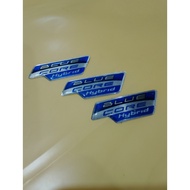 Blue Core Hybrid 3D embossed sticker Emblem