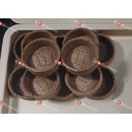 Chocolate🍫 Butter Tart Shell French 7cm(without any additives)巧克力🍫香脆牛油挞壳法式7cm(无任何添加剂)