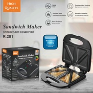 750W Household Double-sided Heating Sandwich Maker Multifunctional Toaster Small Portable Waffle Bre