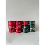 4cm Christmas ribbon roll ribbon/