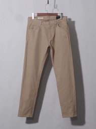 Quần Jeans Denim Khaki S55-3 48401 Quần Ống Thẳng Ôm Vừa Vặn Thời Trang Nam Xuân 2025 Quần Dài Thườn