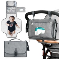 RUIZH Multifunctional Baby Changing Pad 3 in 1 Portable Newborn Travel Changing Station Large Foldable Folding Diaper Bag Newborn Stuff