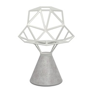 北歐櫥窗/Magis Chair One 水泥底座旋轉單椅(科技白)