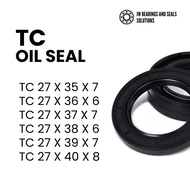 [HIGH QUALITY] TC OIL SEAL TC 27x35x7 / TC 27x36x6 / TC 27x37x7 / TC 27x38x6 / TC 27x39x7 / TC 27x40