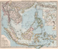 Peta Kuno Indonesia Nusantara 1881 Ostindische Inseln East Indies