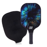 Carbon Fiber Surface Pickleball Paddles USAPA Approved Pickleball Set with 2 Pickleball Rackets 4Pic