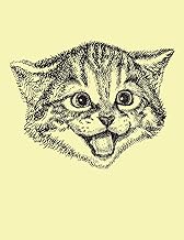 CUTE KITTEN Journal: Back to School Big Notebook Gift for Girls, College-Ruled 120-page Lined Paper,