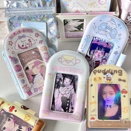 Creme Brulee Photo Album 32 Slots PP Sleeves Ins Korean Idol Photocard Storage 3inch Card Lomo Cards