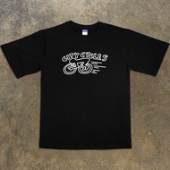 เสื้อยืดแขนสั้นผ้าฝ้ายแท้ Keith Haring Graffiti Art Street Trend Hip Hop สำหรับผู้ชาย ทรงหลวม ฤดูใบไ