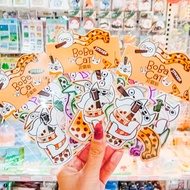 Sticker pack Boba cat Set Milk Tea [TWOFEETCAT]