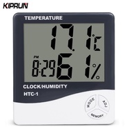 Kiprun Electronic thermometer HTC-1 measures the humidity temperature in the room and alarm clock