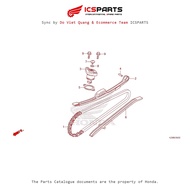 Front Brake Main Cylinder (F-5-B) HONDA Sh Mode (05/2013-12/2018) Parts Catalogue
