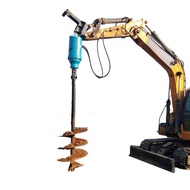 Earth Auger Post Hole Digger For Mini Excavator Drilling Auger Machine