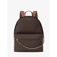 [READY STOCK MY] Slater Large Chain Backpack in Signature Brown (35F5G04B3B)