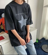 【new clothing】🇰🇷韓國 STONE TEMPLE PILOTS 星星 STAR 似FOG 韓國 水洗 碳黑 短T 五角星