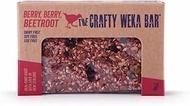 Crafty Weka Berry, Berry, Beetroot Bar - Great Source of Fiber & Protein - Plant-Based Vegan Snacks