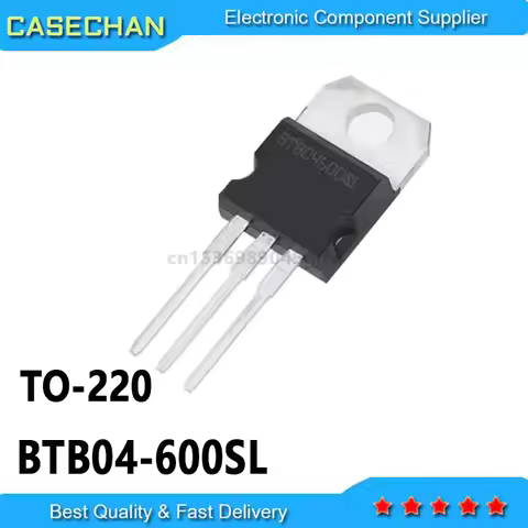 10PCS TO-220 BTB04600SL BTB04 600SL BTB04-600 BTB04-600SL