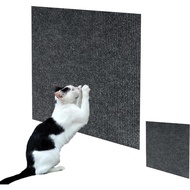 Cat Scratch Mat Self-Adhesive 30x30cm Trimmable Cat Scratching Post Carpet Cover Cat Tree Replacement Parts Mat for Cat Steps Couch Furniture DIY Protector