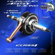 ESPADA RACING BLACK CRANKSHAFT JET 6MM DIA 102MM JET 6.75MM RIA 100MM EX5 / EX5 CLASS1
