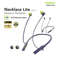 oraimo Kalung Headset Tali Leher Nirkabel Bluetooth Lite 30H Pengingat Getaran Enc Mega Suara Bass O