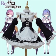Anime Re:zero Kara Hajimeru Isekai Seikatsu Life In a Different World Ram Rem Cosplay Costume Lolita