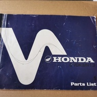 Copian Catalog Part Book HONDA C70 K3