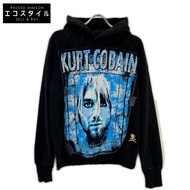 Bad Spirit 黑色 Kurt Coburn Nirvana 鉚釘連帽衫（無標記）[二手]