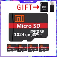 Xiaomi  SD Memory Card 512GB 1tb 16GB 32GB 64GB 128GB  256GB SD/TF Flash Card Compatible With Mobile Phones And Computers High Speed Micro SD Card A1 Class 10