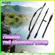 Shipped In 24 Cm.fishing Rod Strap Steel + Plastic Portable 58-130CM Practical Easy To Store Non-Sli