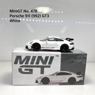 MiniGT No. 478 Porsche 911 (992) GT3 White