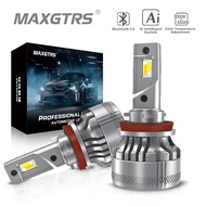 MAXGTRS 2x H7 H8 H11 HB3 9005 HB4 9006 9012 HIR2  ST1 3000K 6000K Fog Light Bluetooth smart Led Car Bulb Headlights Bombillas Auto Lamp