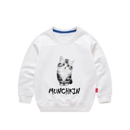 (0_0) SWEATER ANAK MOTIF KUCING MUNCHKIN USIA 1 -12 TAHUN ("_")