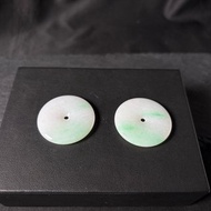 平安 | 白底青平安扣墜 隨機出貨