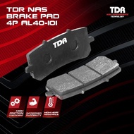 BRAKE PADS TDR 4P AL40-101 PITCH 82 PNP CALIPER BREMBO GP4MINI DEUTRON NAS BRAKE PAD RACINGTDR