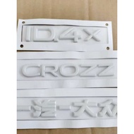 Suitable for FAW Volkswagen ID4 Rear Letter Car Logo CROZZ Logo Trunk Logo ID4X Tailgate Car Logo Ca