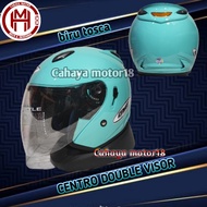 HELM GMT CENTRO DOUBLE VISOR TOSCA|MODEL INK CENTRO|MERK GMT|SNI MURAH