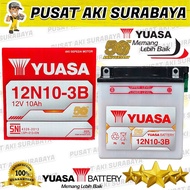 AKI ORIGINAL ACCU YUASA 12N10 12 VOLT 10 AMPER 12N10-3B BATERAI ODONG ODONG MOBILAN ANAK RIDE ON CAR