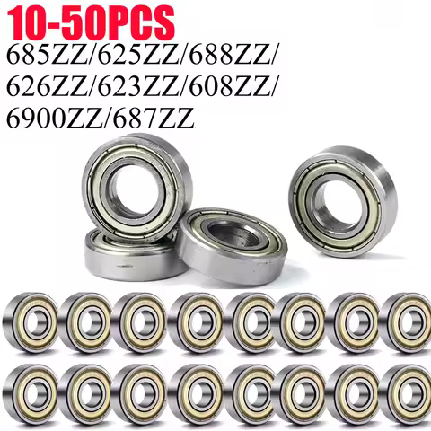 10-50pcs Ball Bearings Deep Groove Miniature Bearings For Skateboard Scooter 3D Printers Bearings 62