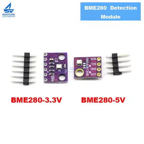1PCS BME280 Barometric Pressure Sensors Module 1.8-5V 3.3V 5V I2C SPI Detection Module BME280 For Ar