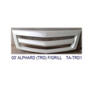 Toyota alphard anh10 anh15 2003 2004 2005 front grill grille sarung bodykit body kit cover