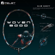 FELET WOVEN 8000 4U 82gram 3U 86gram Badminton Racket 100% Original by FLEET