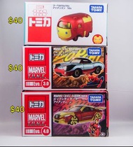 全新 Tomica Marvel T.U.N.E. 3.0  Spider-man 4.0 Iron Man Tsum Tsum Iron Man 合金車仔