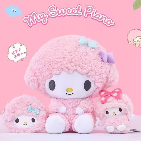 Genuine Sanrio Character My Sweet Piana Plush Toys Soft Stuffed Animals Small Pendant Christmas Birt