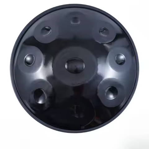 18 Inch Handpan Professional Handmade Mini Handpan Meditation D Minor Hand Pan Drum Steel Tremolo Pe