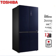 Toshiba Dual Inverter Multi Door Fridge-GRRF646WEPGY