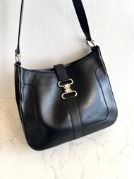 中古包 Celine黑銀凱旋門流浪包 側背包 單肩包 腋下包 二手包