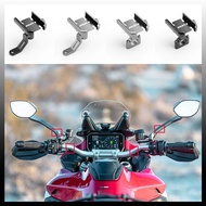 For Ducati Multistrada 950 1100 1260 1200 S Sport Grand Tour Motorcycle Accessories Handlebar Back Mirror Mobile Phone Holder